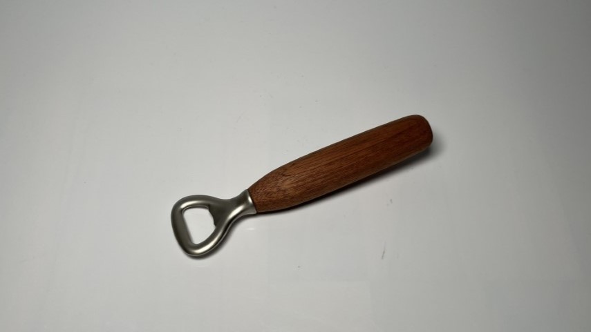 Flaschenöffner mit Griff Mahagoni (2)